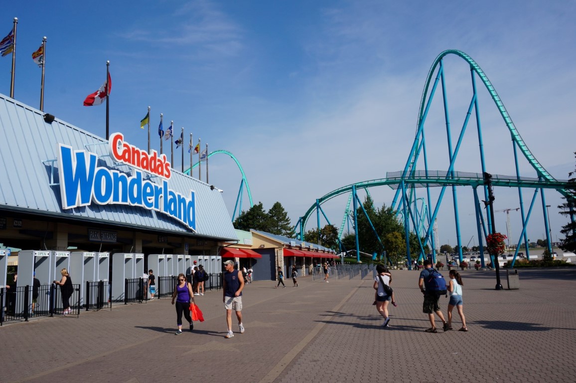 Canada's Wonderland, where I learned to face my fear of heights.